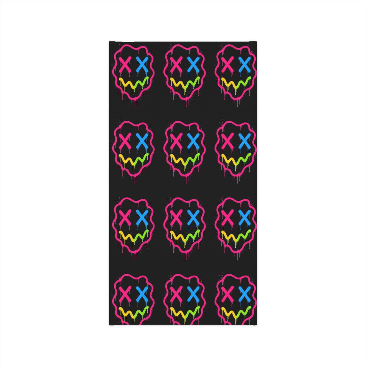 Lightweight Graffiti Neck Gaiter - Neon Face 8