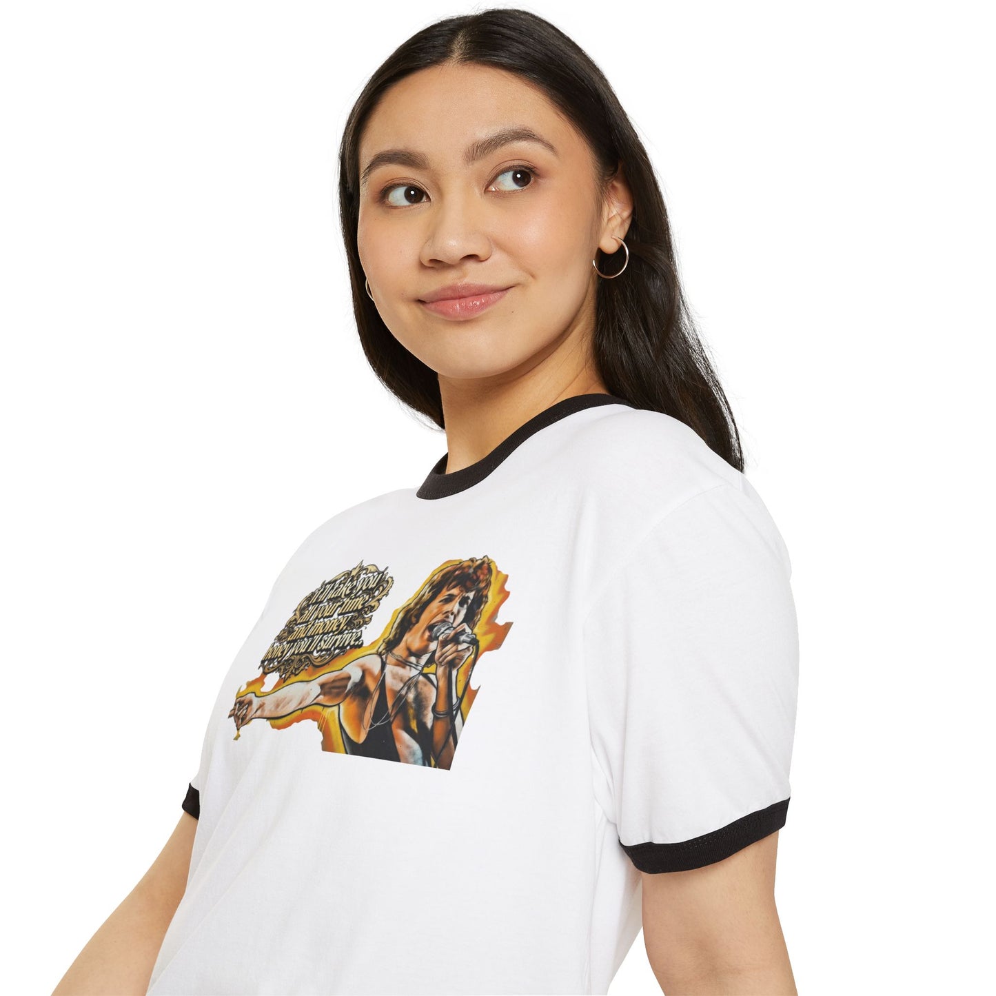 Stay Illegal Ringer T-Shirt — Freddie You Survive