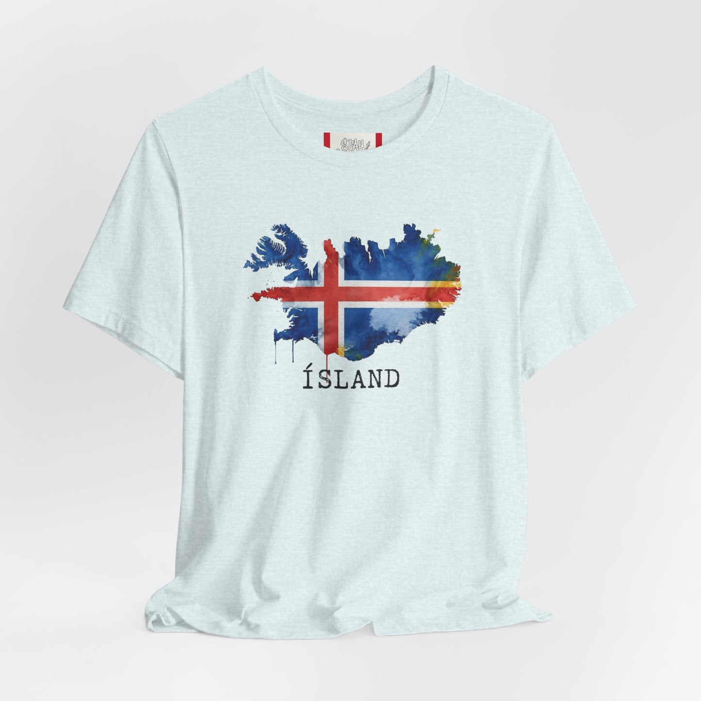 Country T‑Shirt — ÍSLAND (ICELAND)