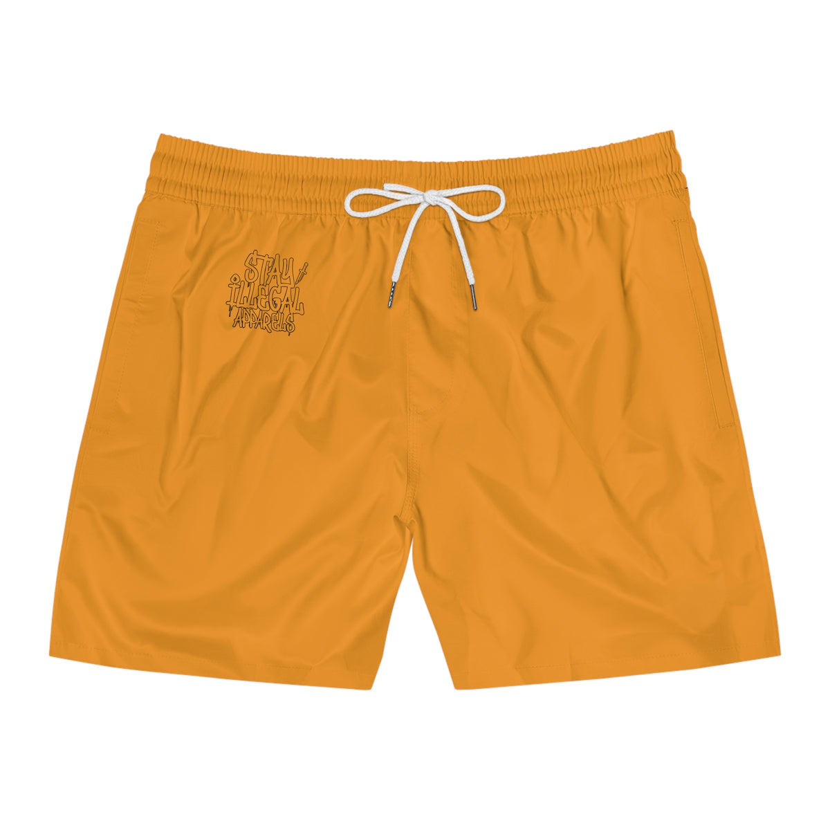 Plain Insignia - Stay Illegal Men's Mustard Swim Shorts
