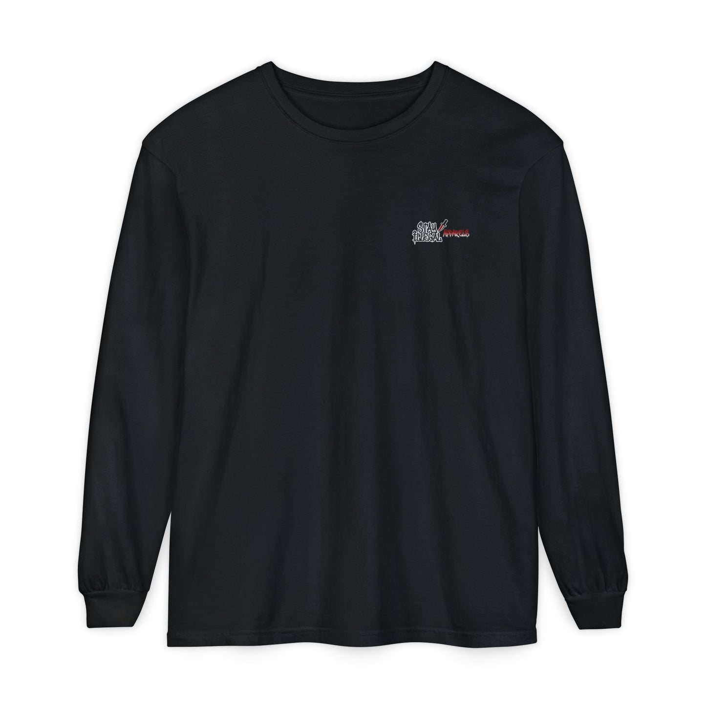 Stay Illegal Isignia - Plain Colour Long Sleeve Tee