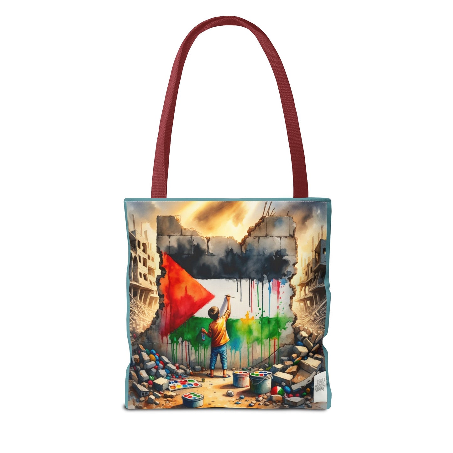 Bolso de hombro Tote — Palestine Paint