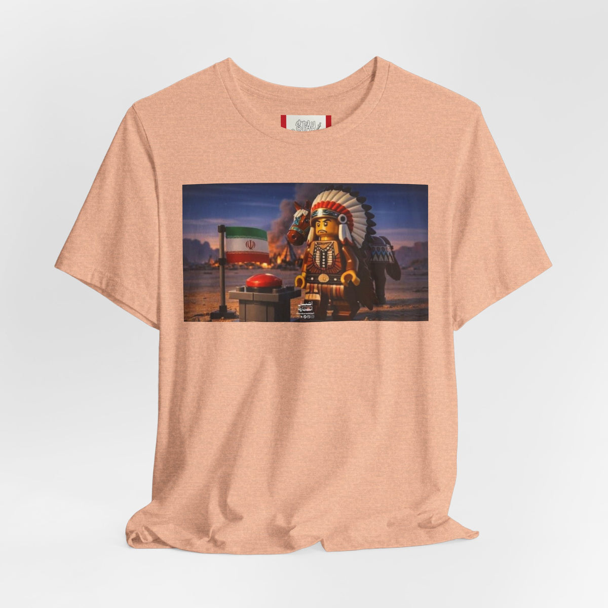 Propaganda T‑Shirt — IRAN LEGOS — USA Invaders