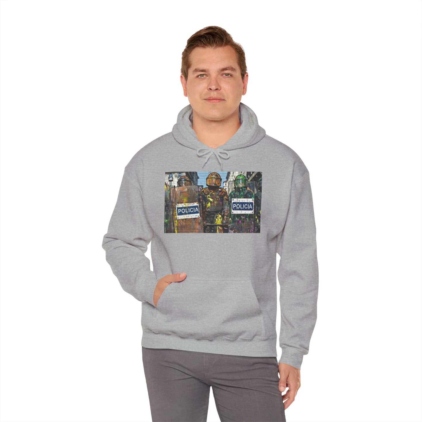 Stay Illegal Graffiti Hoodie - Policia Policia