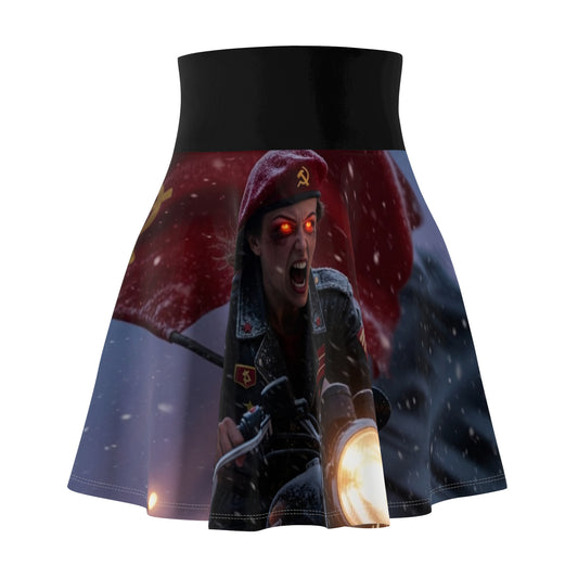 Women's Skater Skirt — Hammer Sickle Bike Sith