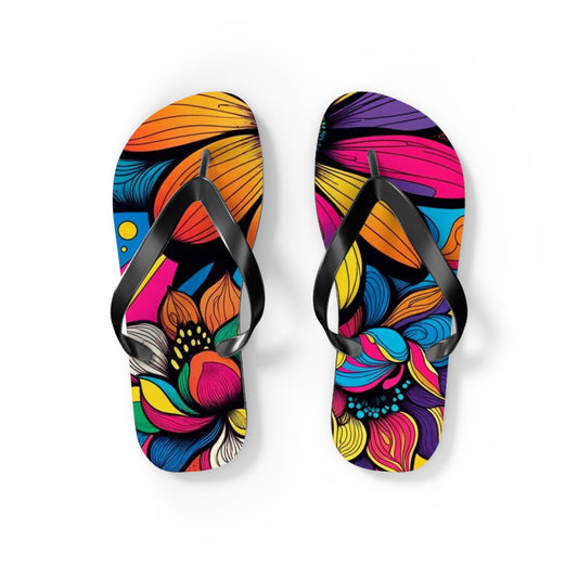 Flower Flip Flops – Retro Vibe