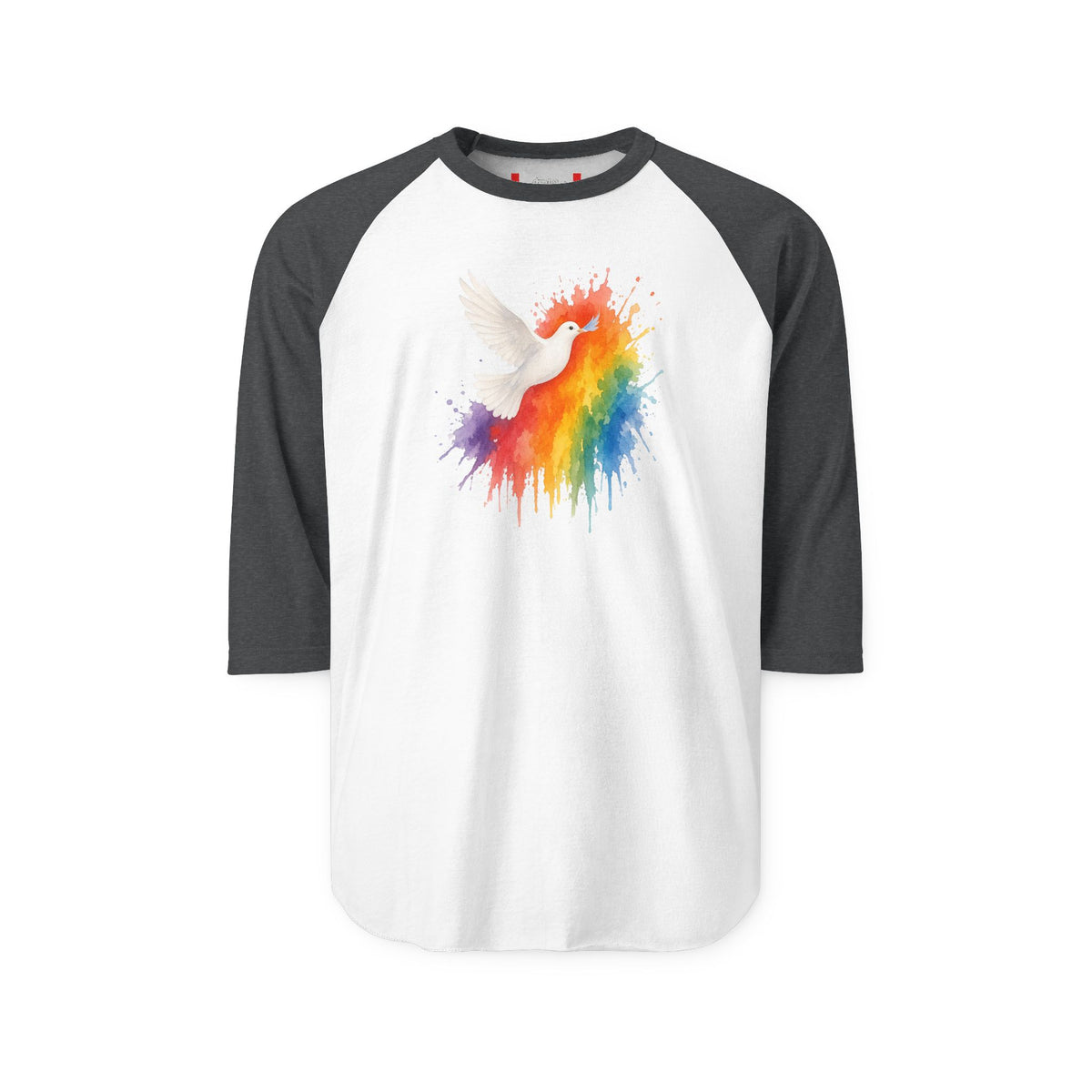 Stay Illegal Raglan 3/4 Sleeve T-Shirt — Gay Dove