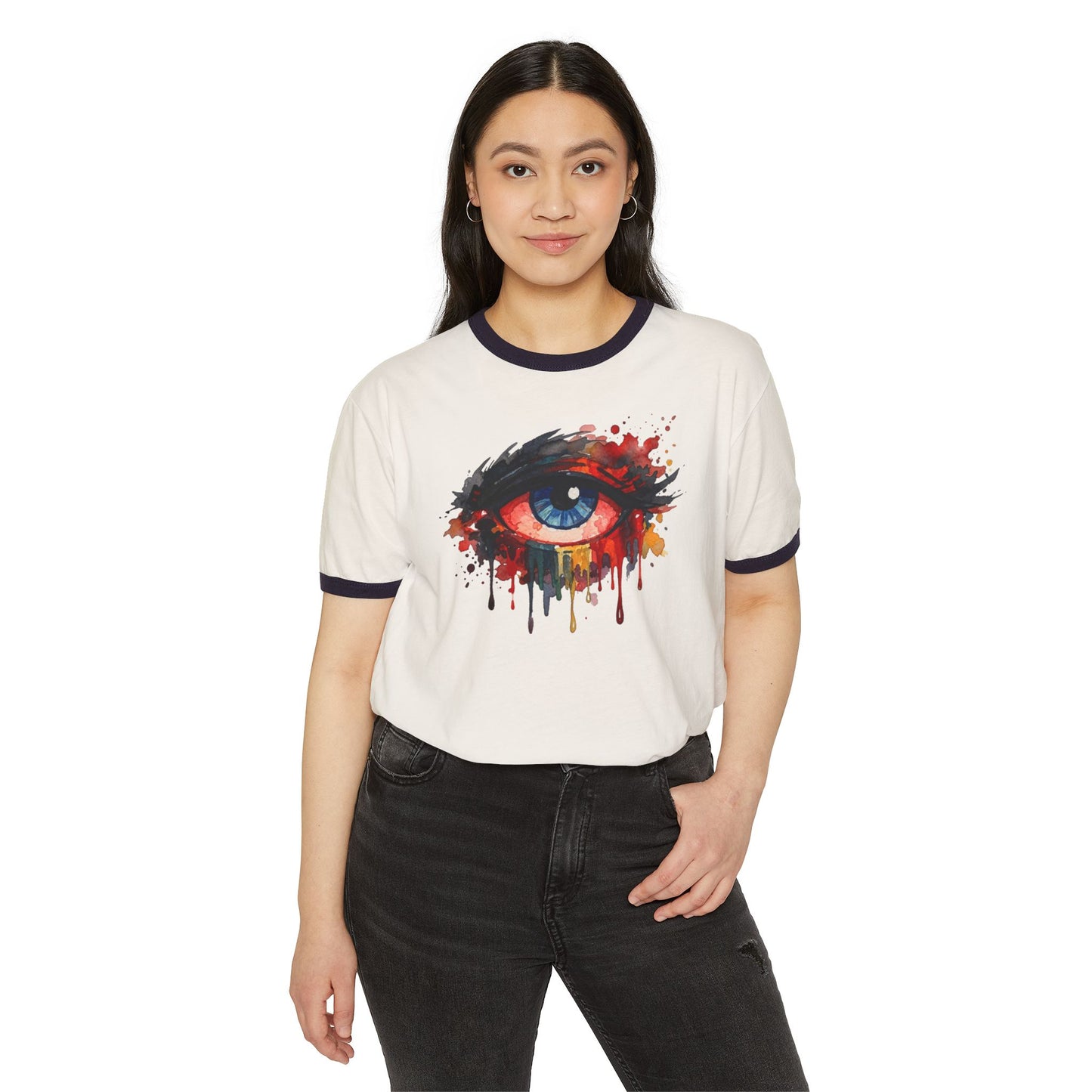 Stay Illegal Ringer T-Shirt — Beholding Eye