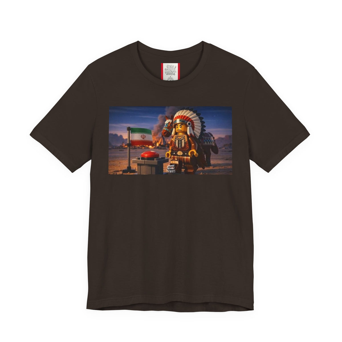 Propaganda T‑Shirt — IRAN LEGOS — USA Invaders