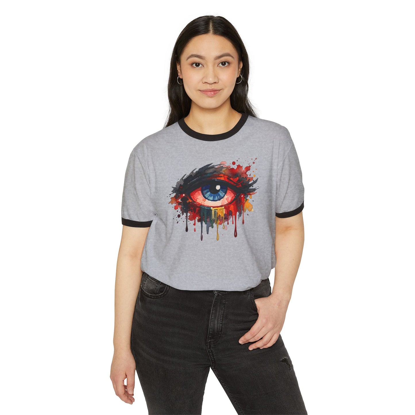 Stay Illegal Ringer T-Shirt — Beholding Eye