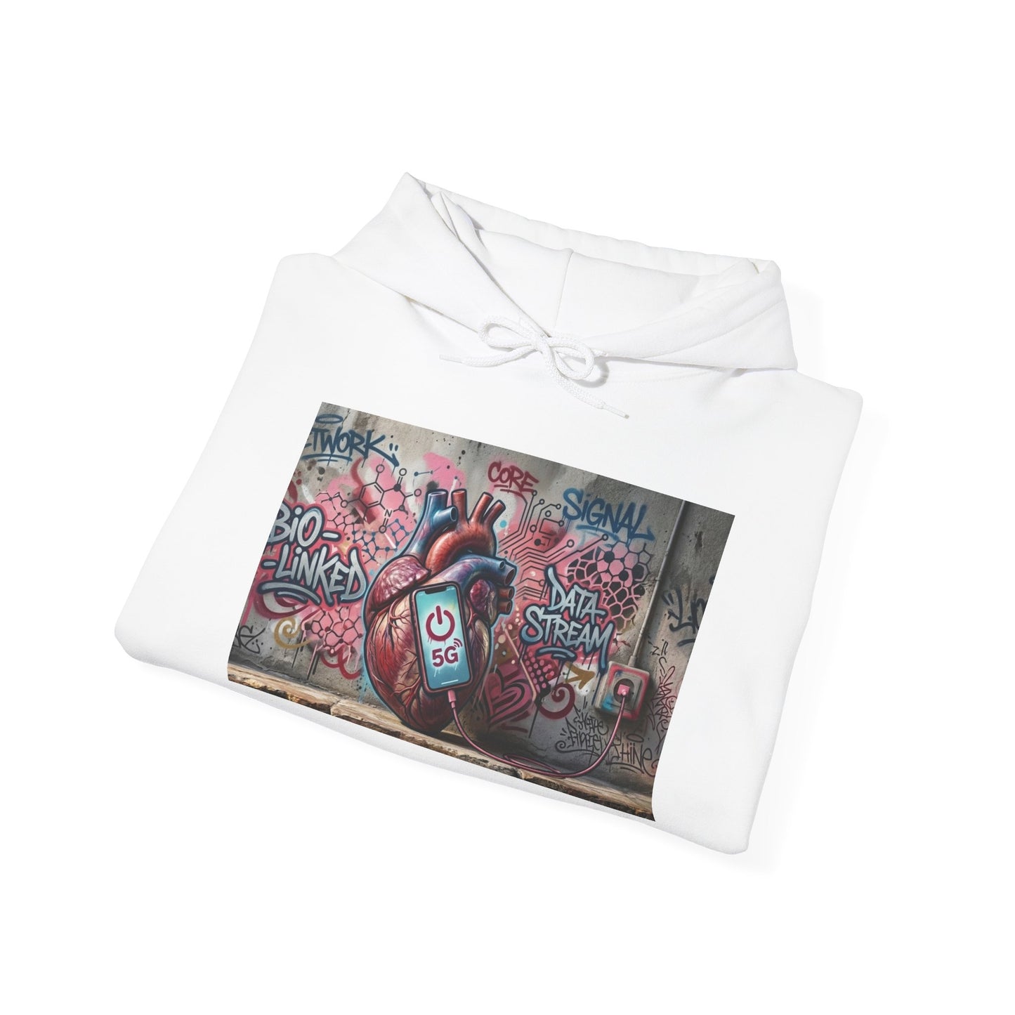 Stay Illegal Graffiti Hoodie - Mobile Heart