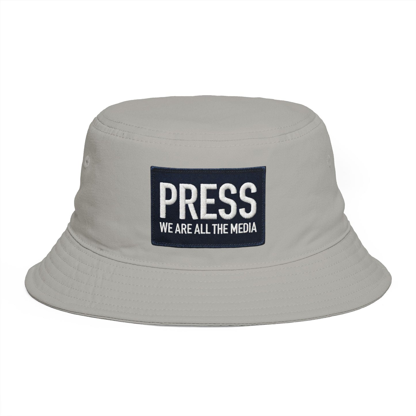 Stay Illegal "PRESS" Bucket Hat — Embroidered Journalist Patch