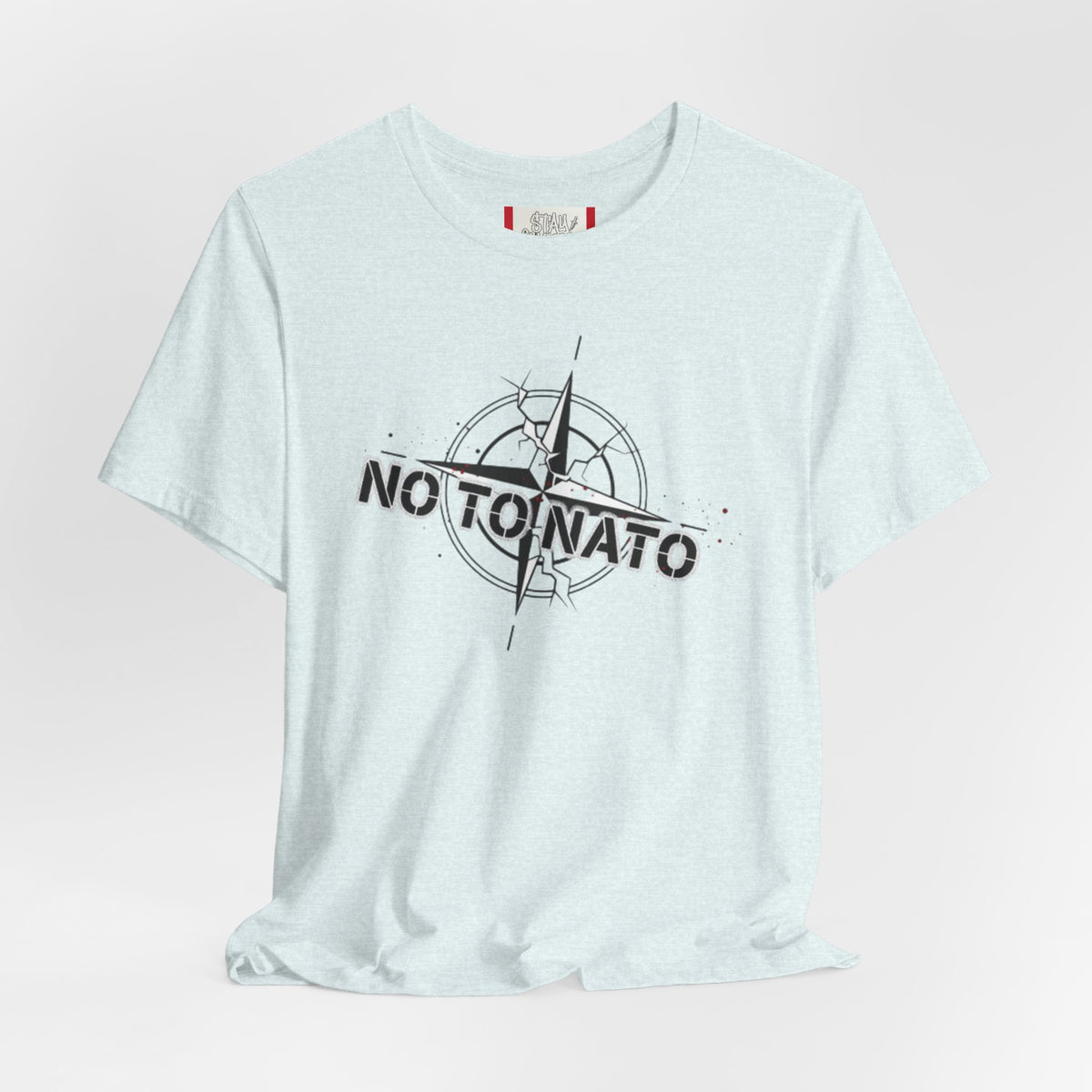 Protest T‑Shirt — "NO To NATO" English — White