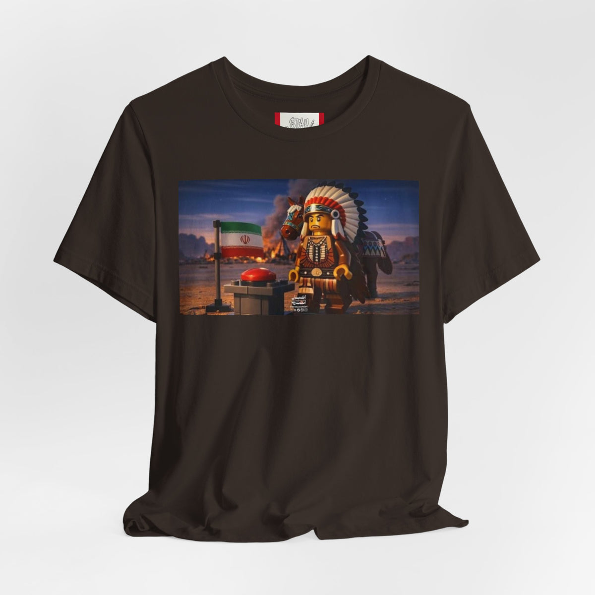 Propaganda T‑Shirt — IRAN LEGOS — USA Invaders