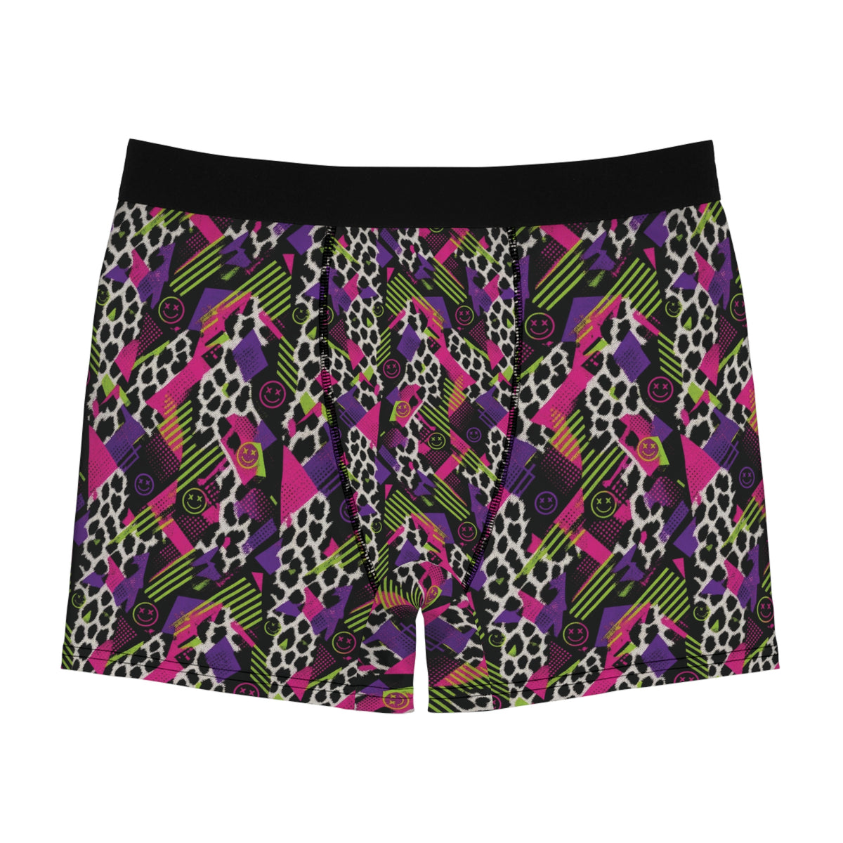 Stay Illegal Men's Boxer Briefs - Graffiti Leopard