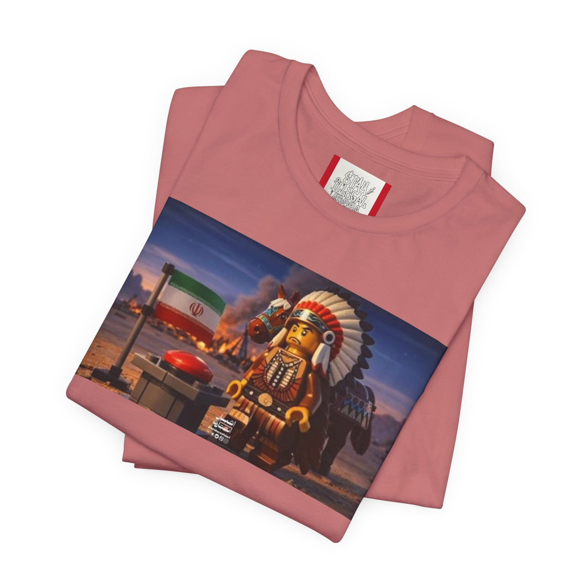 Propaganda T‑Shirt — IRAN LEGOS — USA Invaders