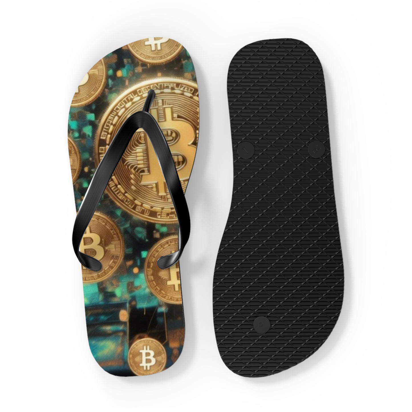 BitCoin Flip Flops – Financial Beach