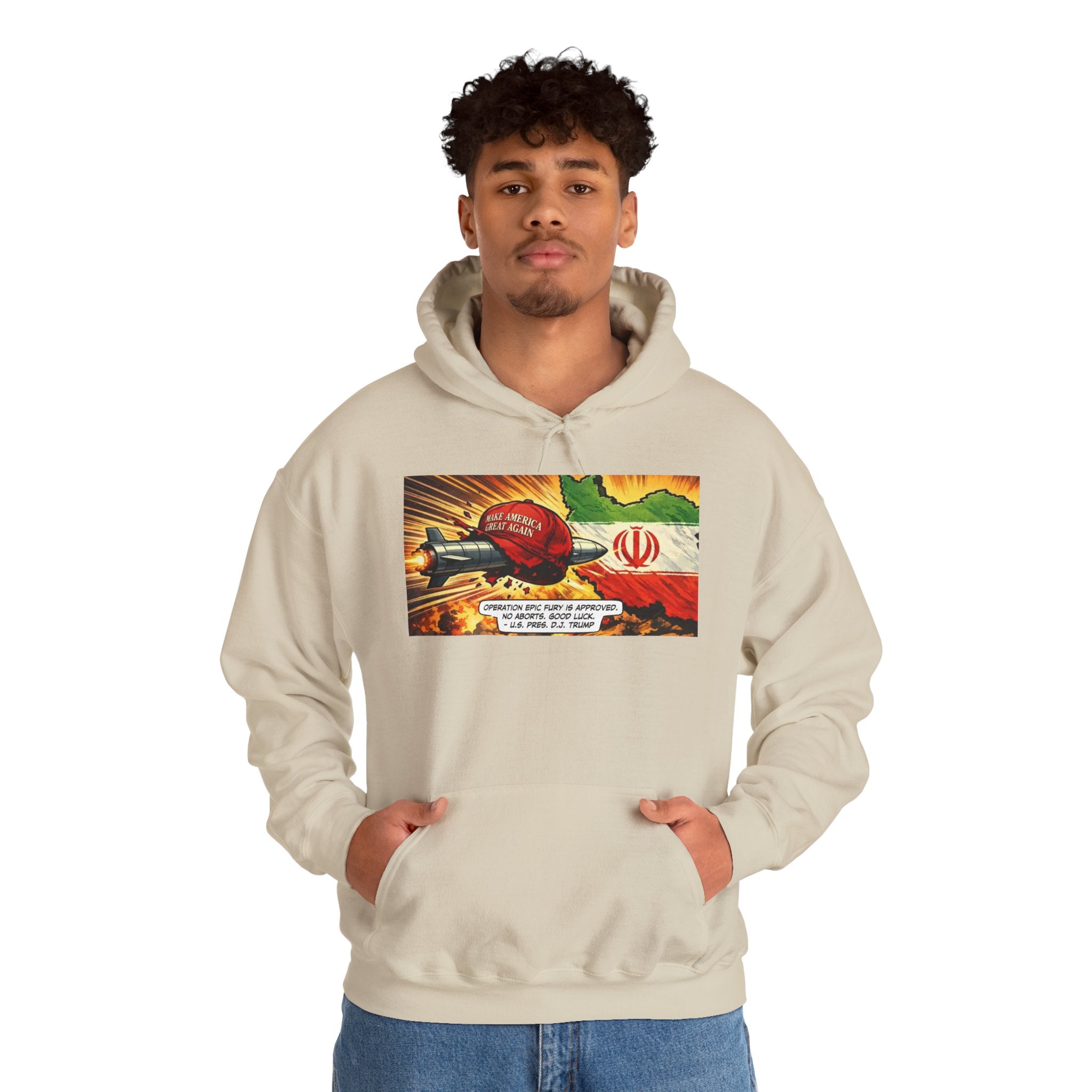 Stay Illegal Graffiti Hoodie - Operation Epic Fury