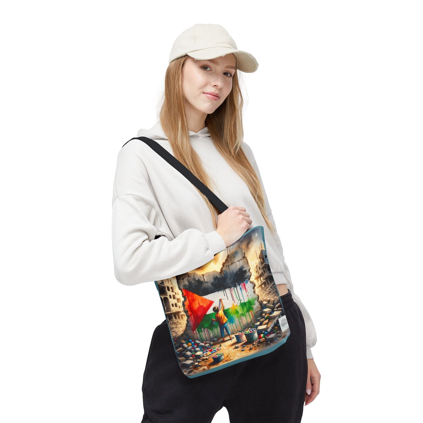 Bolso de hombro Tote — Palestine Paint