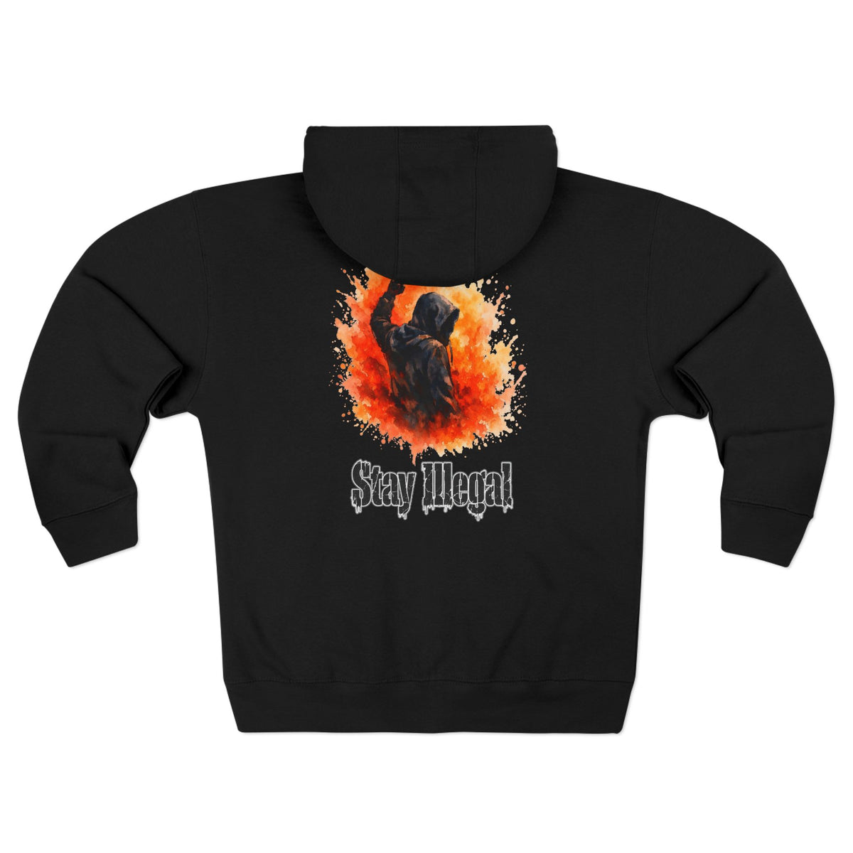 Hooded Rebel — Stay Illegal Zip Hoodie