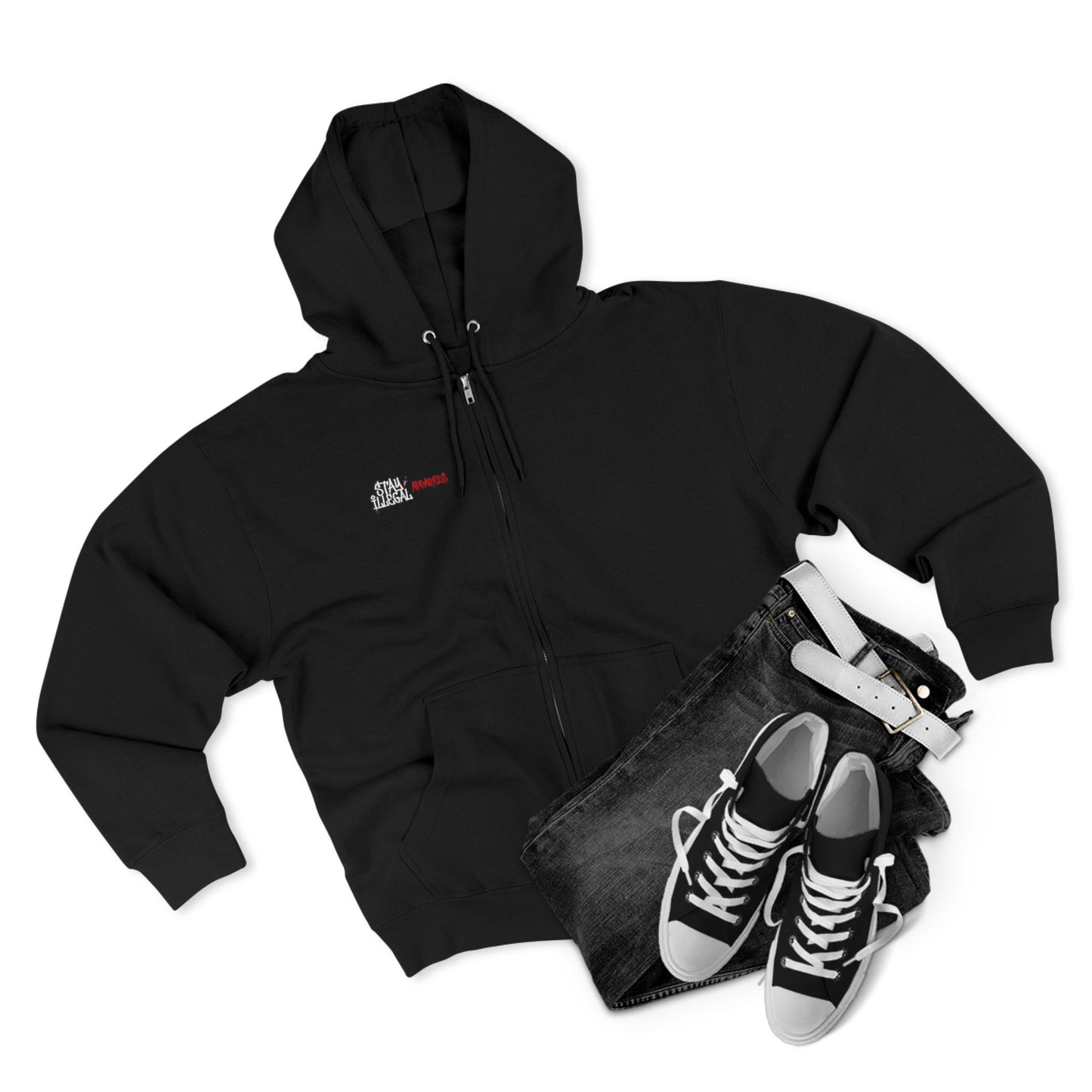 Stay Illegel Zip Hoodie