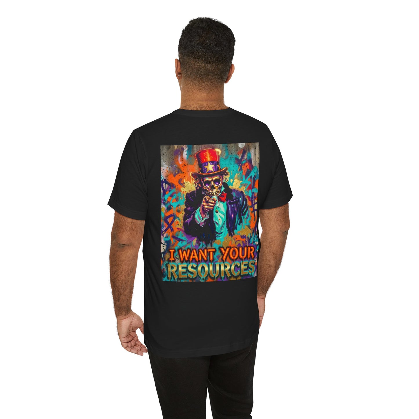 Black Colletion T‑Shirt — I WANT YOUR RESOURCES