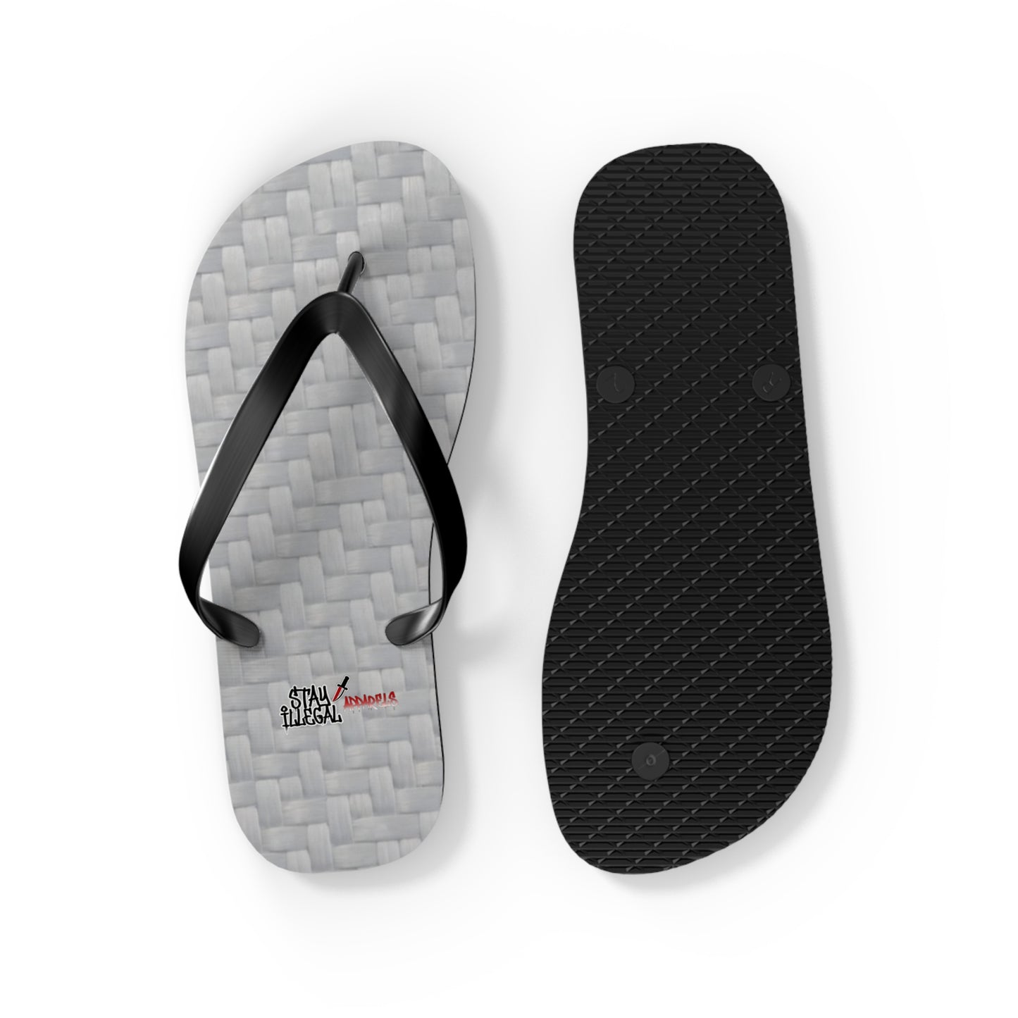 Carbon Fibre Flip Flops – Stay Illegal Grey