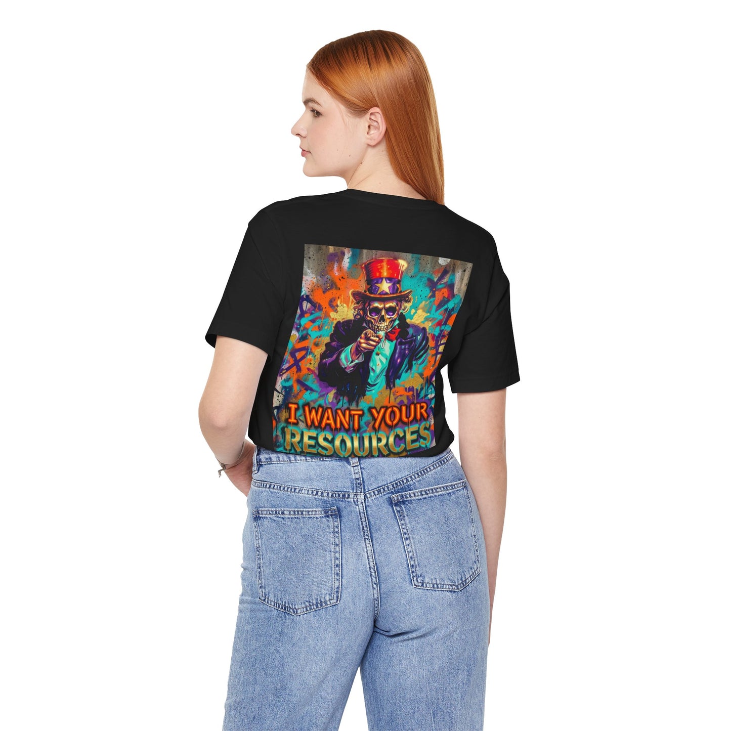 Black Colletion T‑Shirt — I WANT YOUR RESOURCES