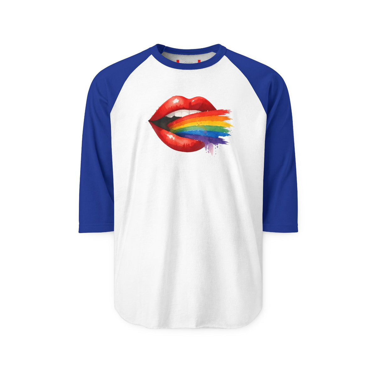 Stay Illegal Raglan 3/4 Sleeve T-Shirt — Sexy Lips