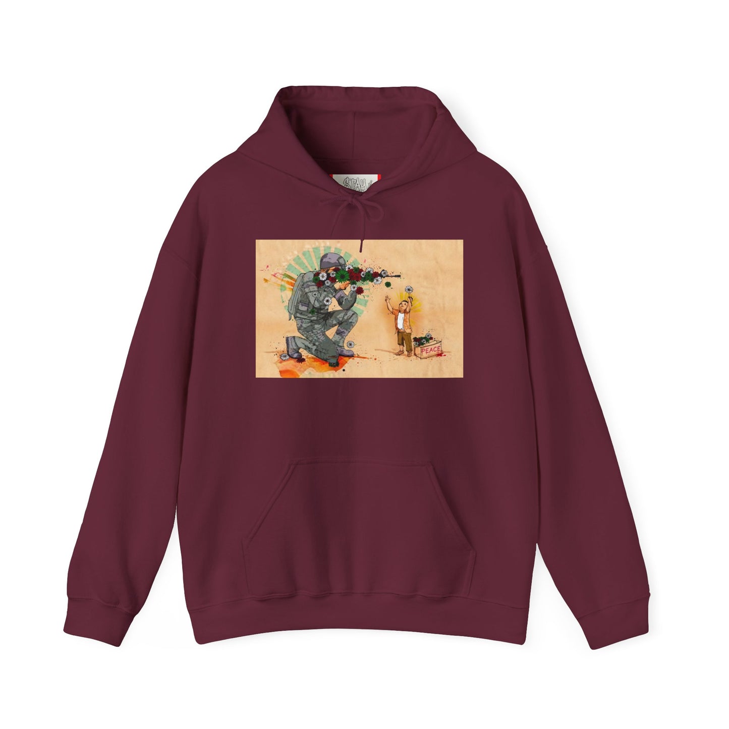Stay Illegal Graffiti Hoodie - Flower Shooter