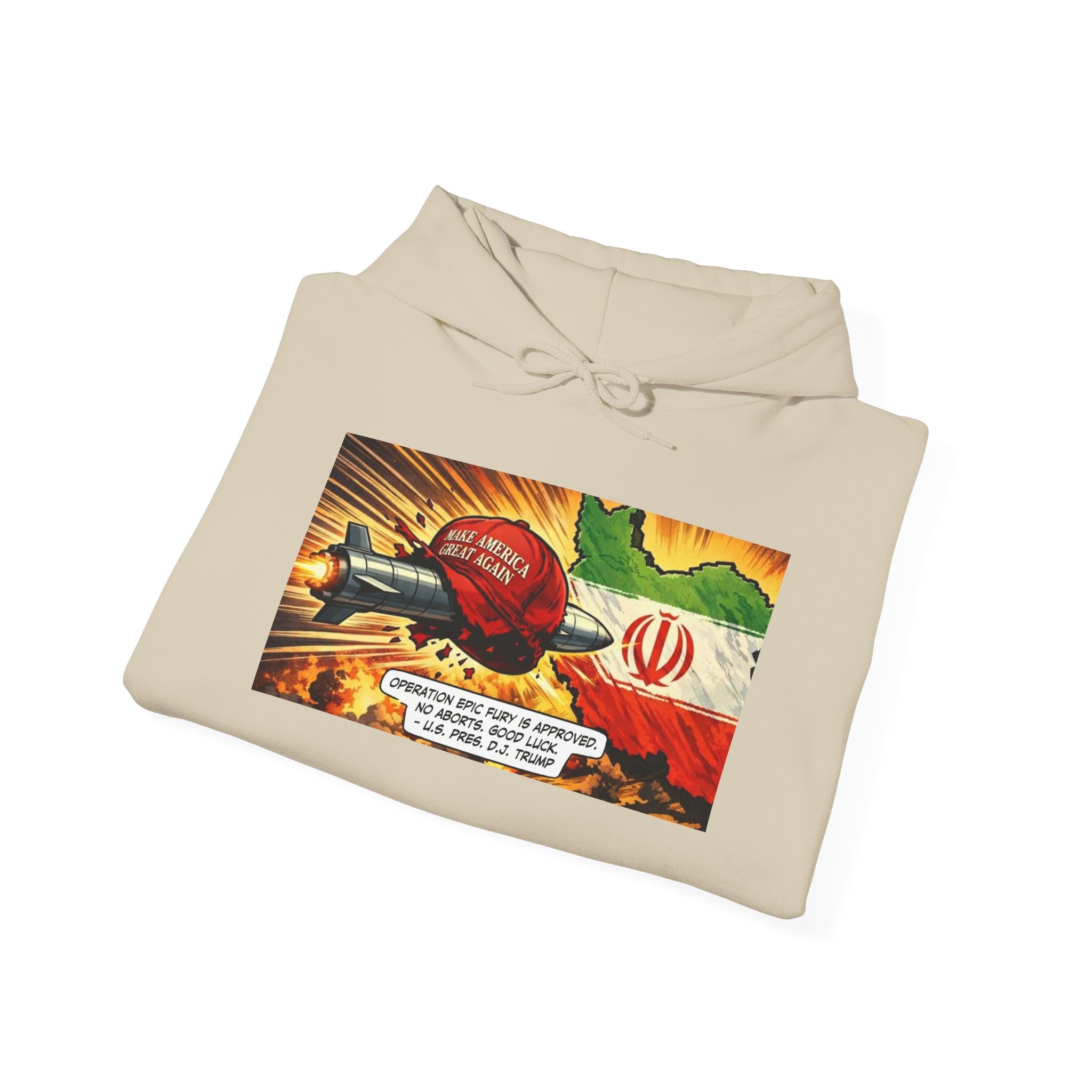 Stay Illegal Graffiti Hoodie - Operation Epic Fury