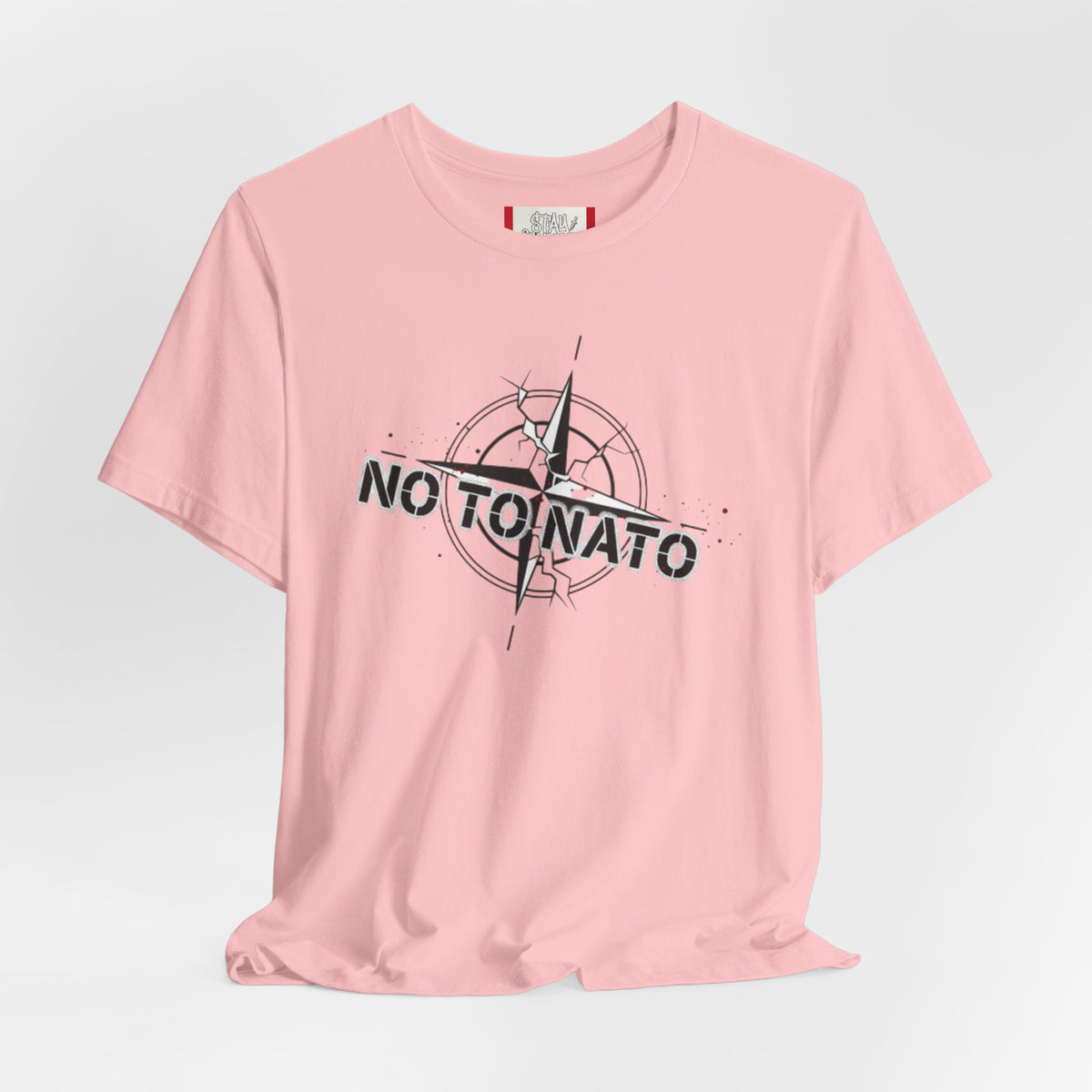 Protest T‑Shirt — "NO To NATO" English — White