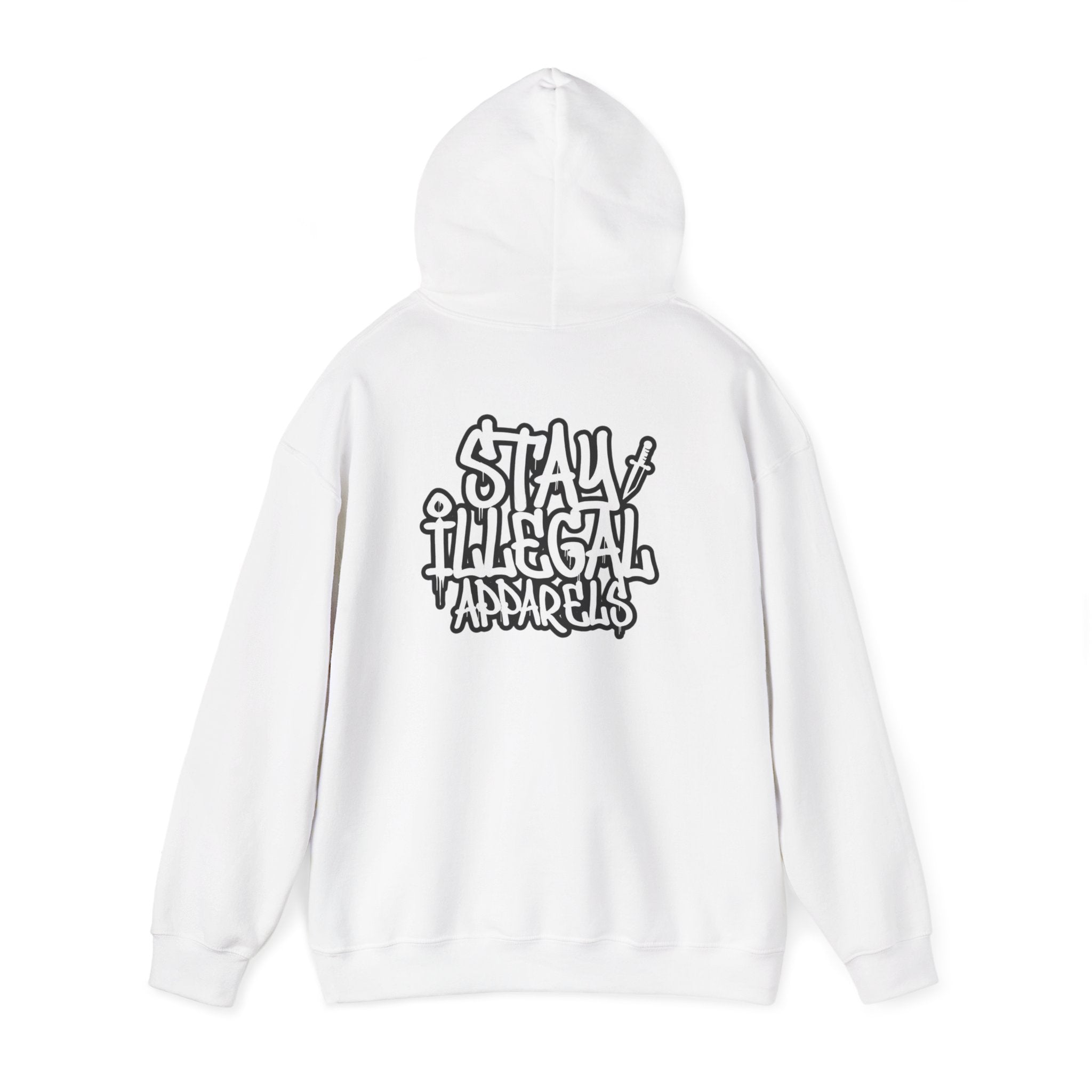 Stay Illegal Graffiti Hoodie - Policia Policia