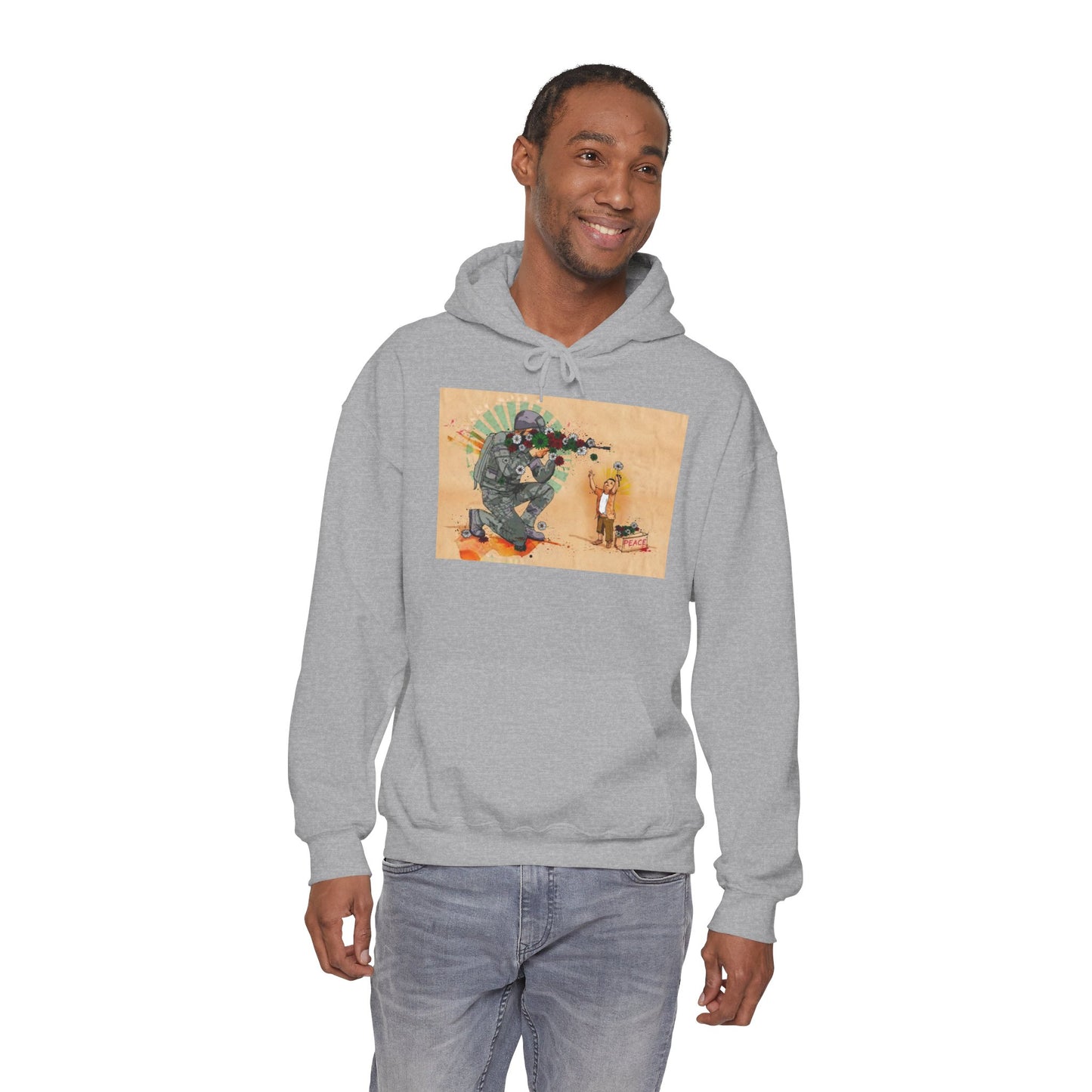 Stay Illegal Graffiti Hoodie - Flower Shooter