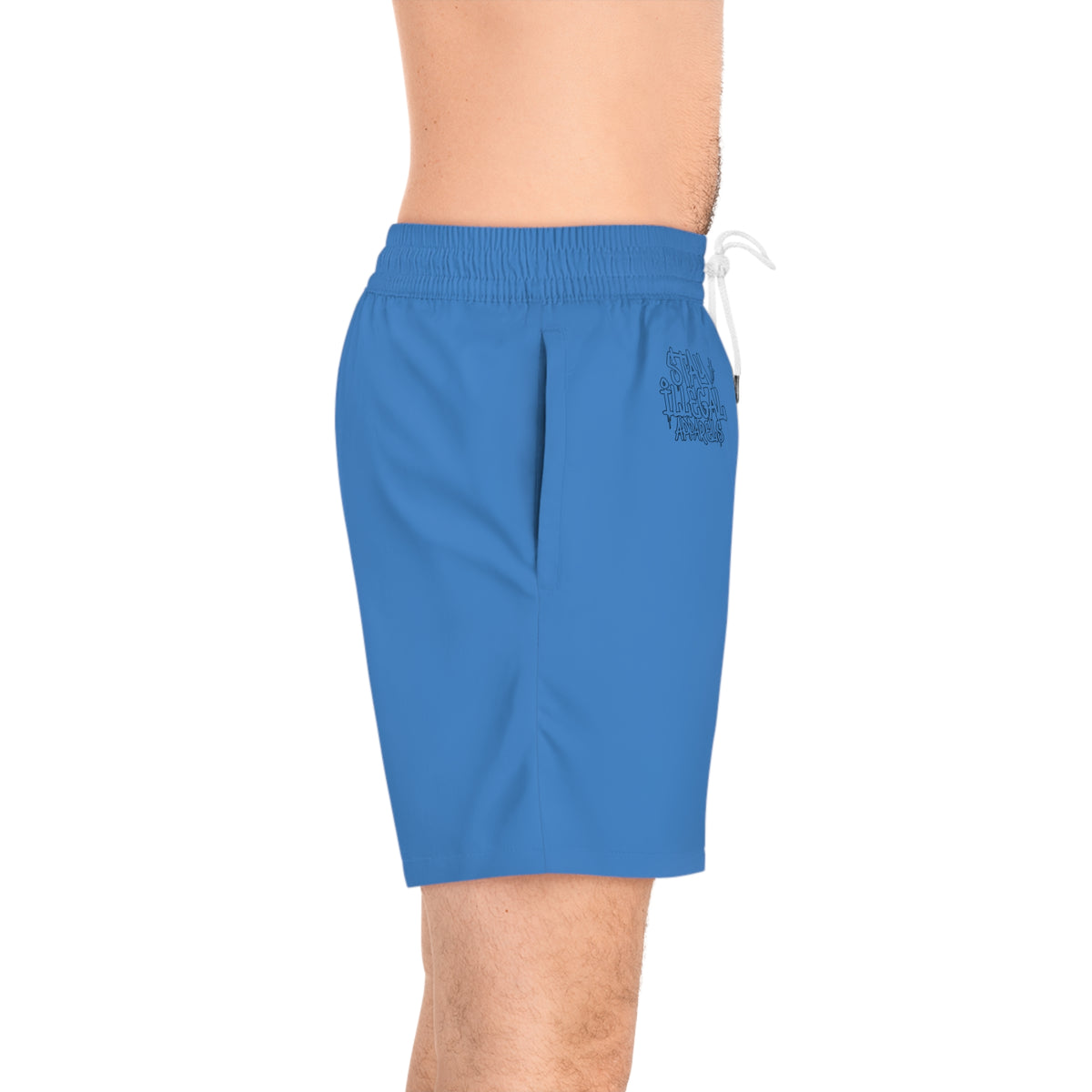 Plain Insignia - Stay Illegal Men's Blue Swim Shorts