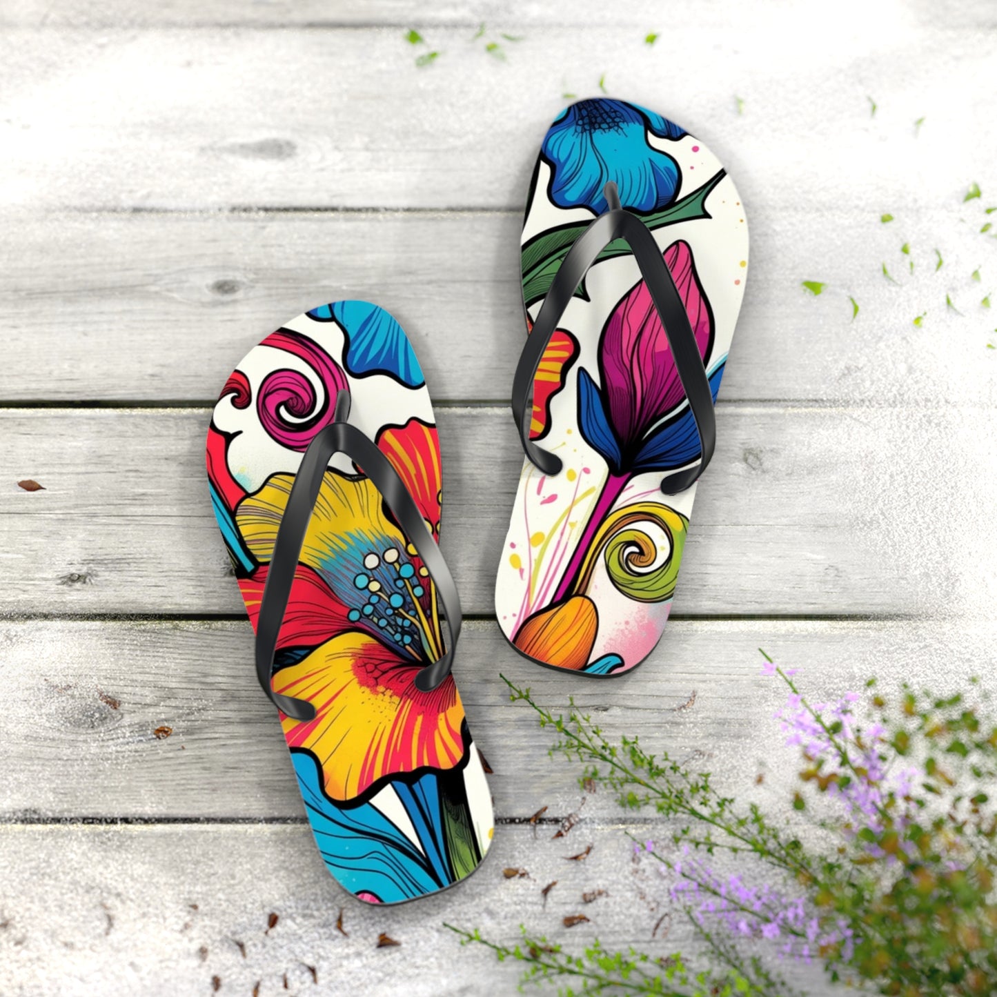 Flower Flip Flops – Tropical Days