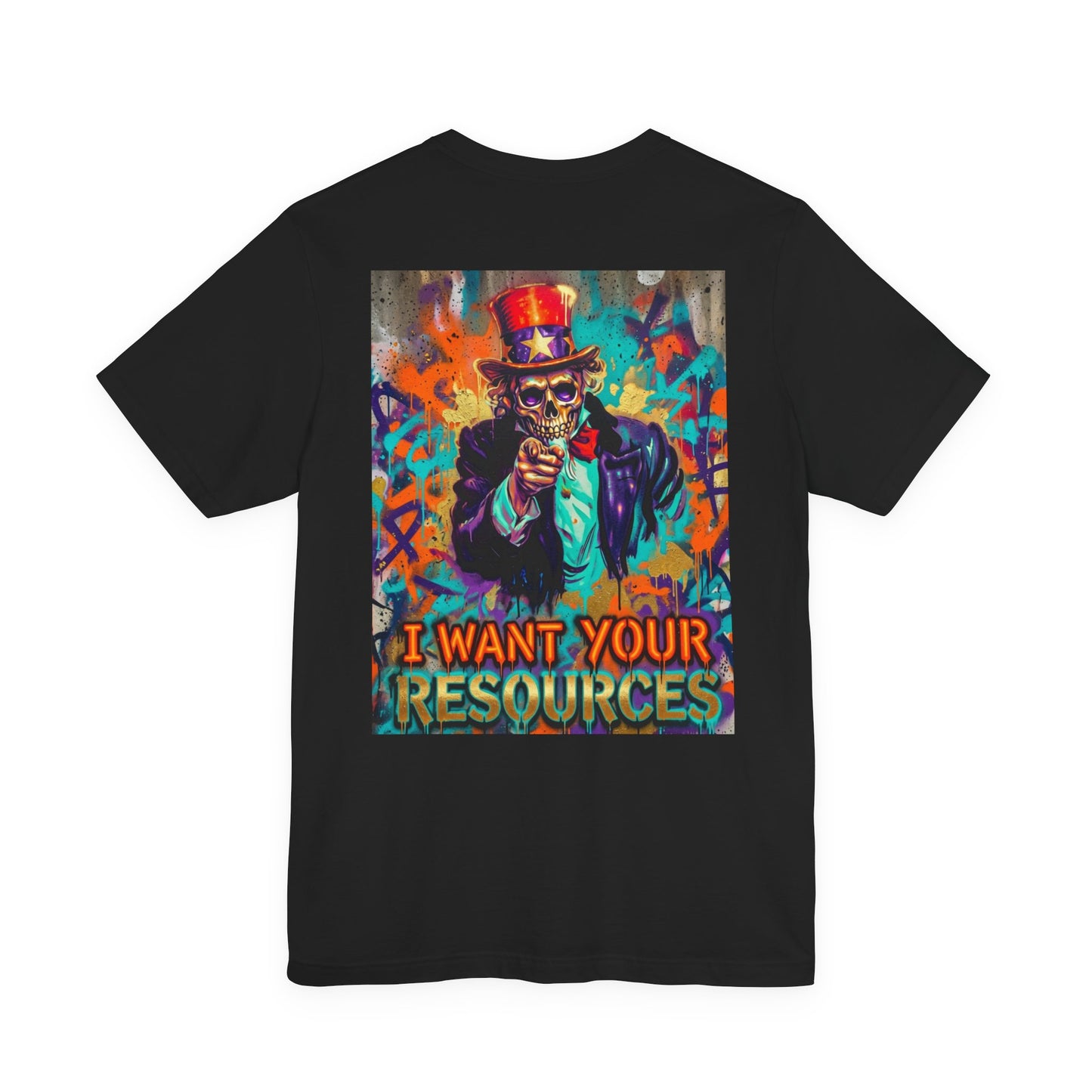 Black Colletion T‑Shirt — I WANT YOUR RESOURCES