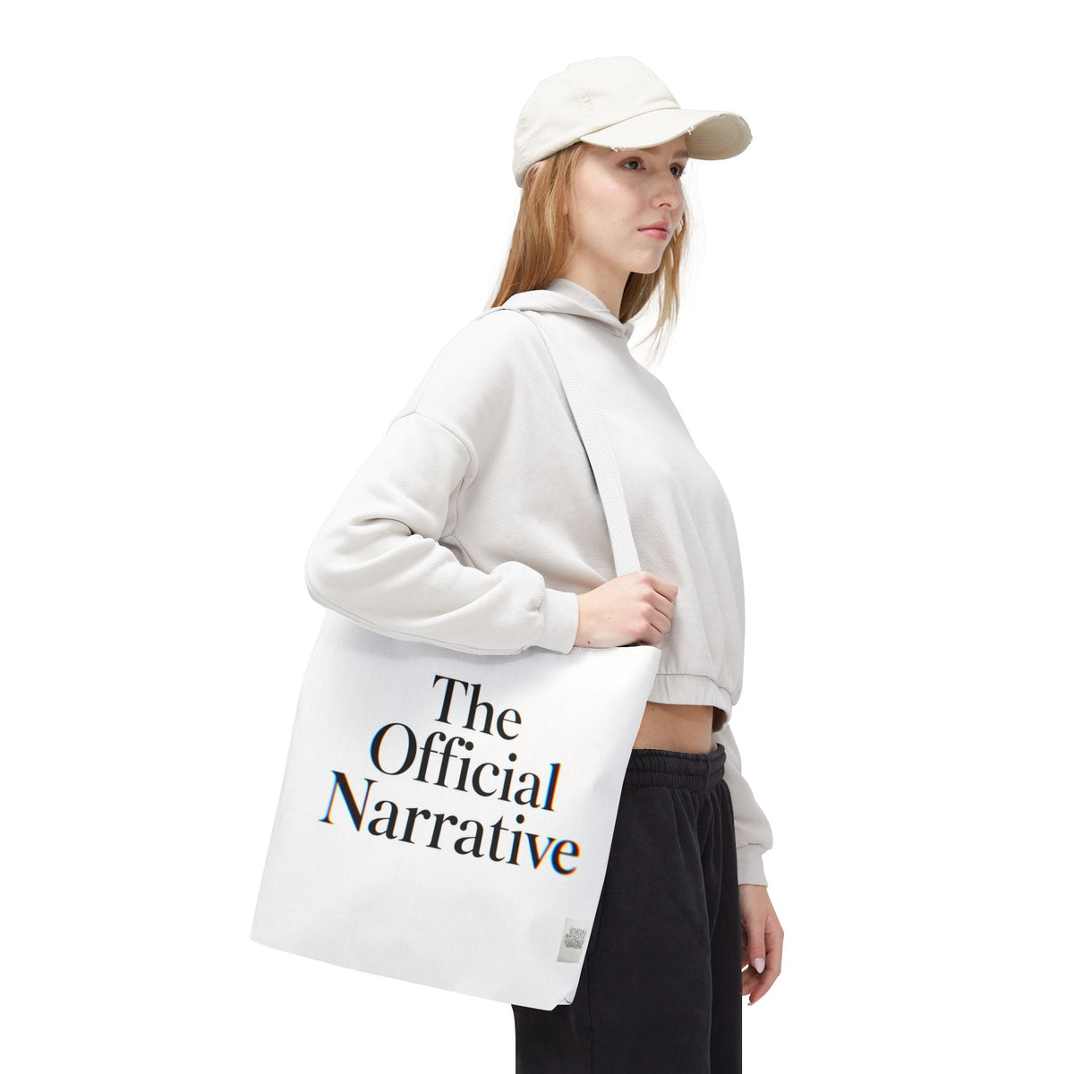 Tote Sling Bag — The Official Narrative White