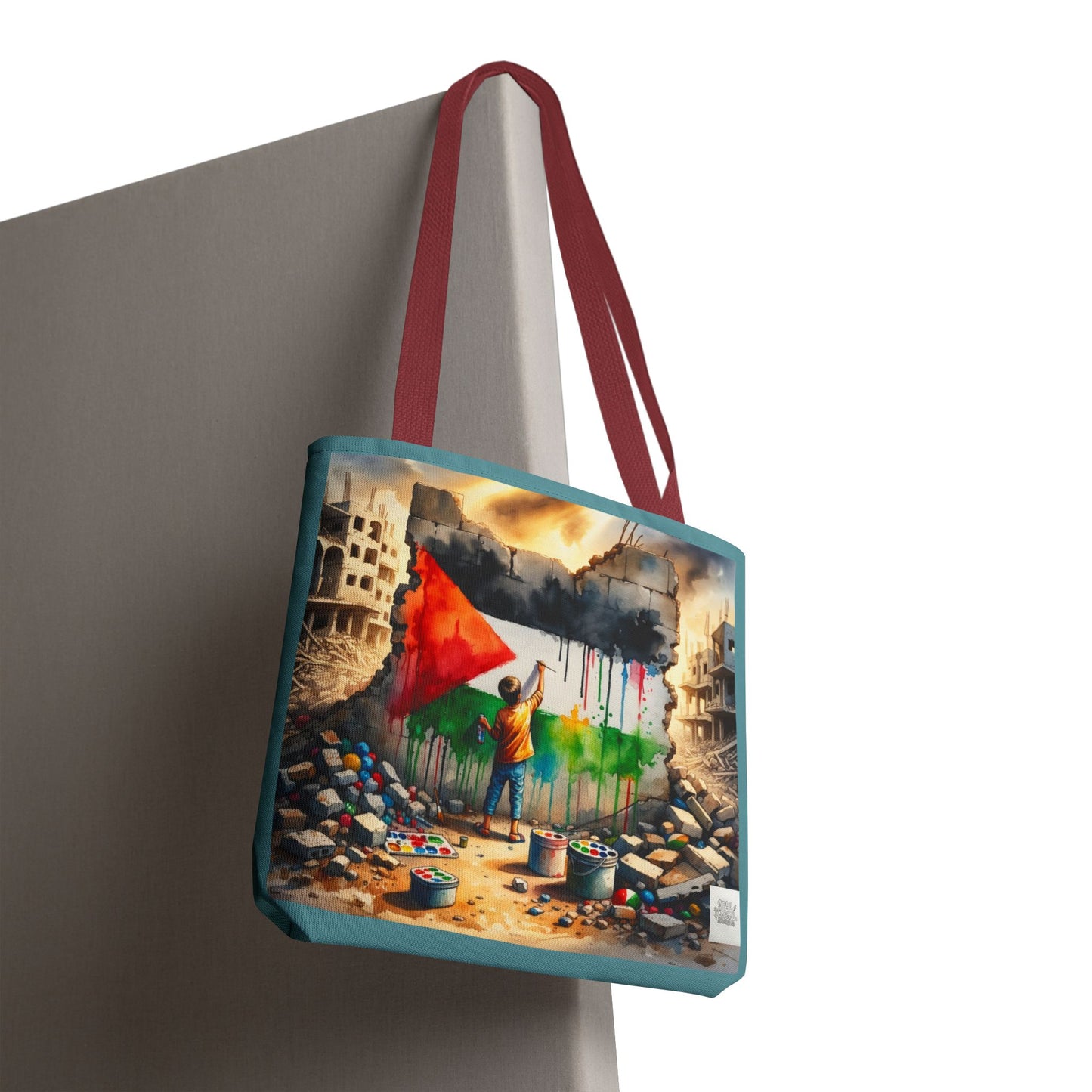 Bolso de hombro Tote — Palestine Paint