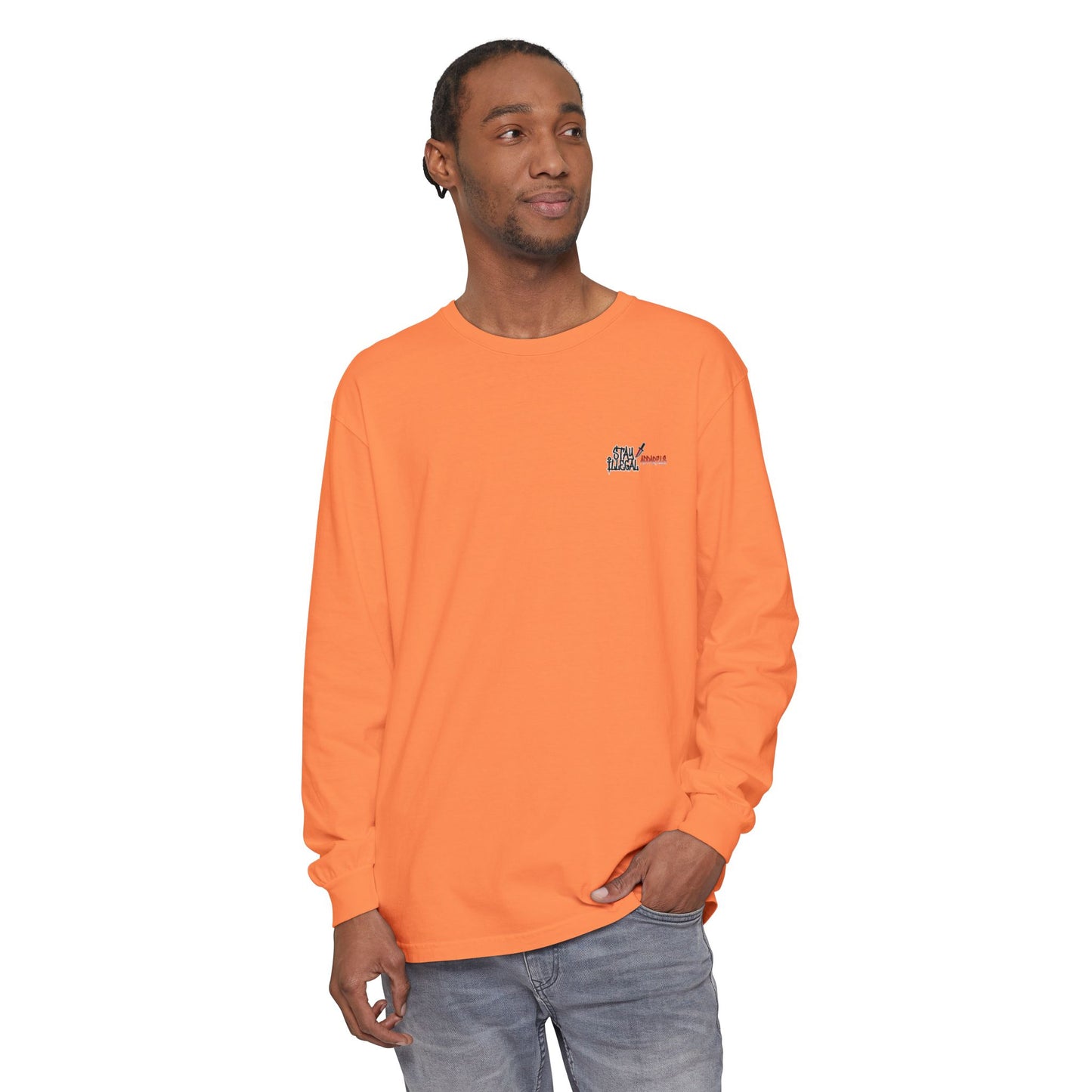 Stay Illegal Isignia - Plain Colour Long Sleeve Tee