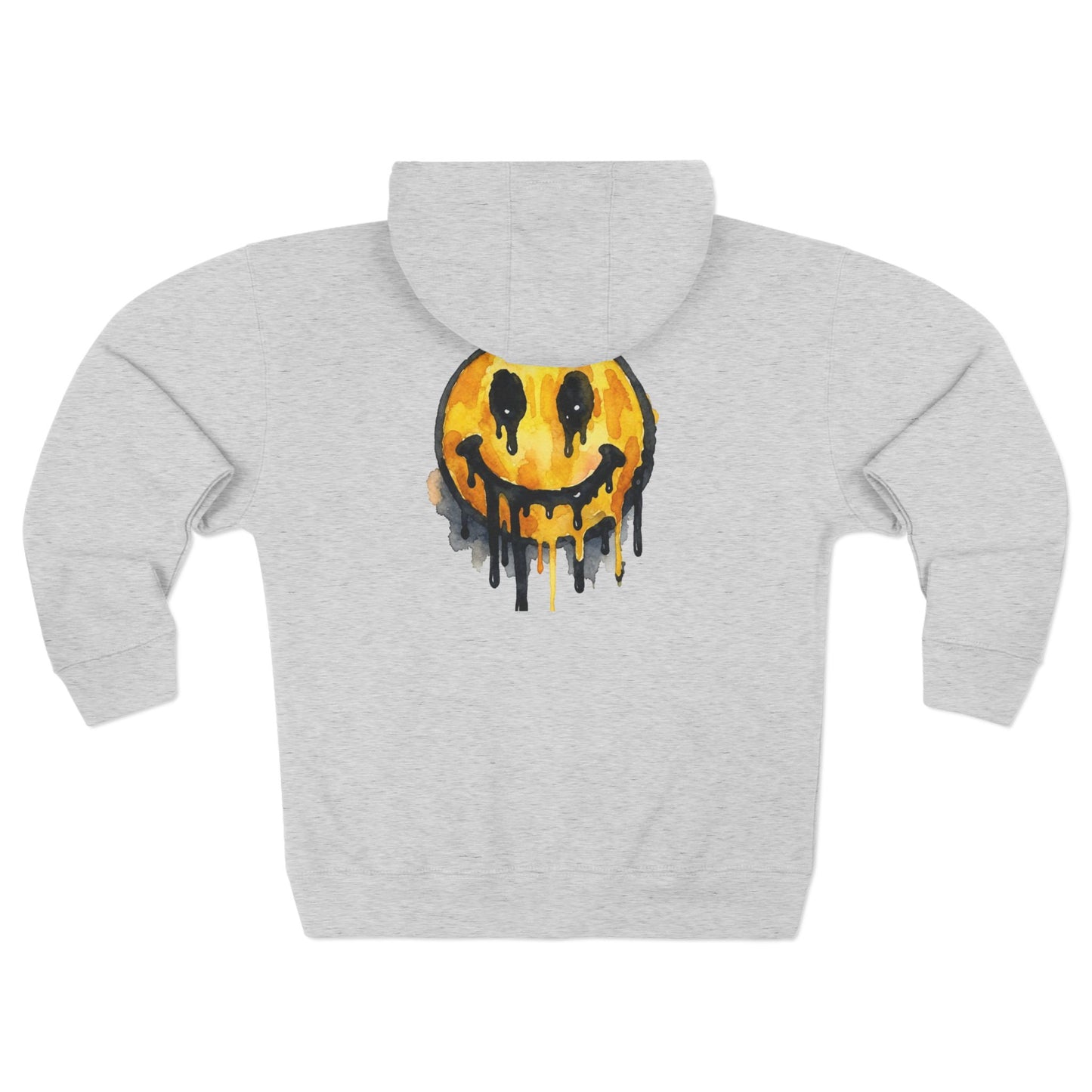 Smiley Drip Face Hoodie — Stay Illegal Zip Hoodie