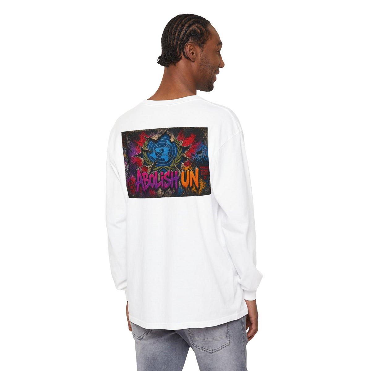Protest Long Sleeve T‑Shirt — Abolish UN