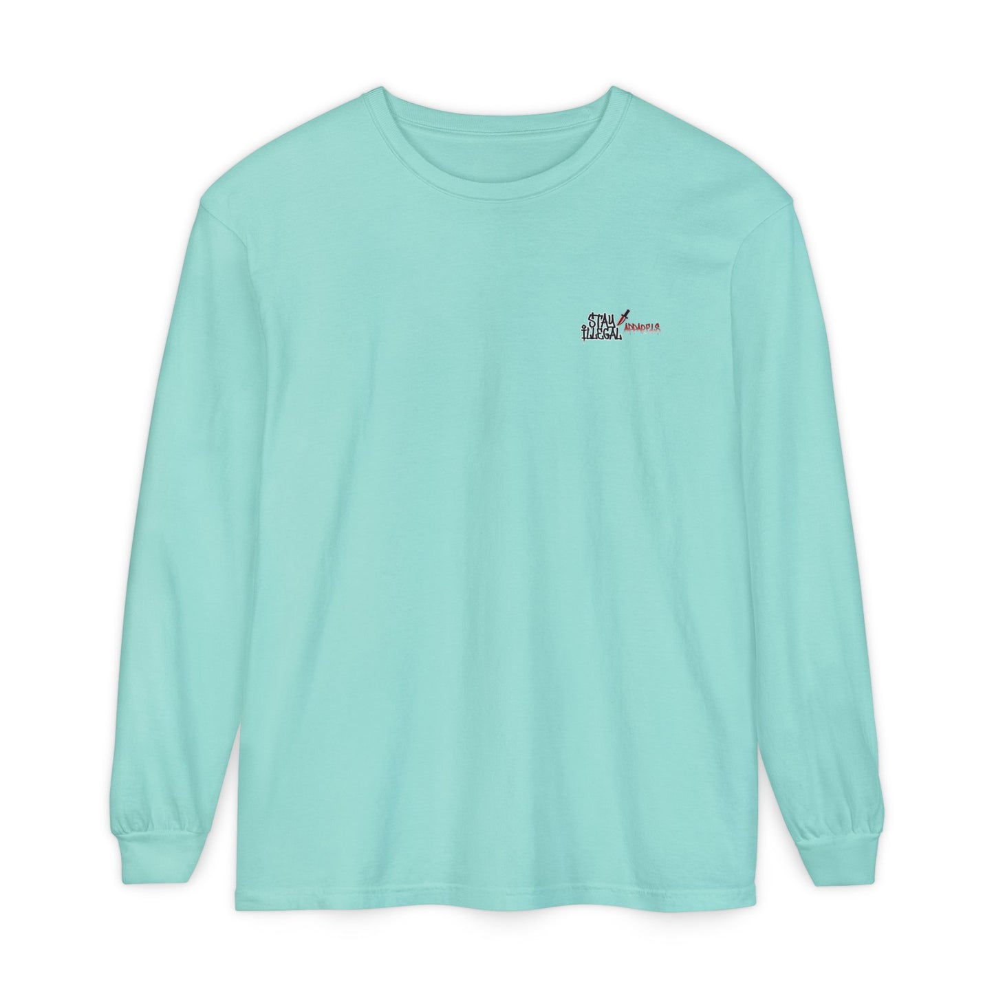 Stay Illegal Isignia - Plain Colour Long Sleeve Tee