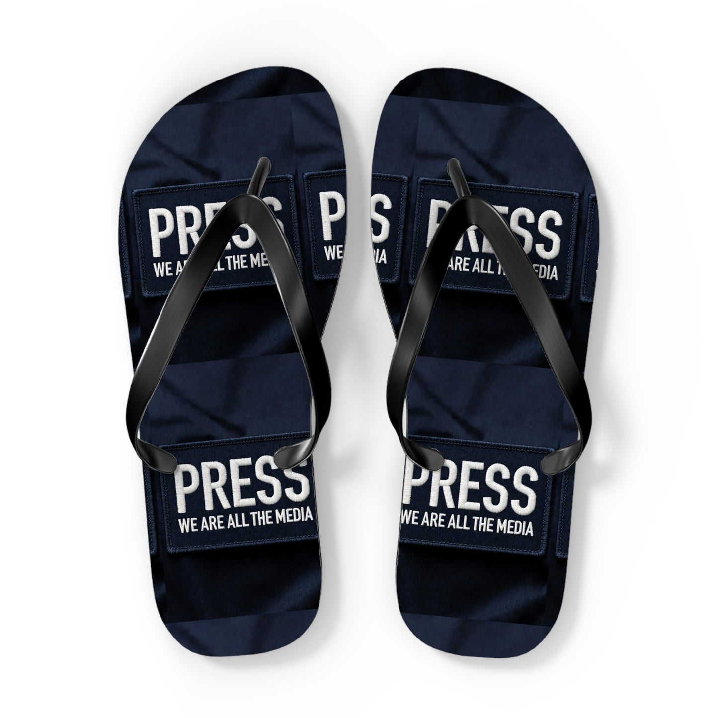 Press Freedom Flip Flops – PRESS ONLY