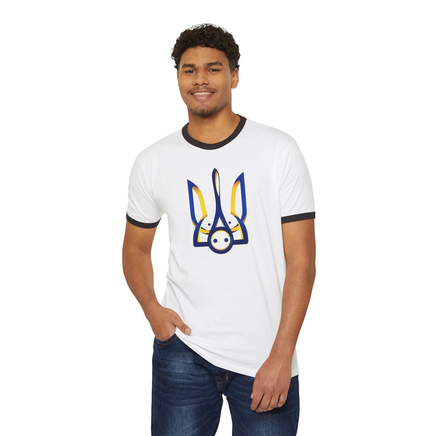 Stay Illegal Ringer T-Shirt — Pigs
