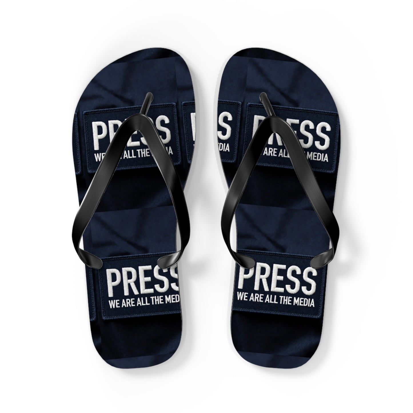 Press Freedom Flip Flops – PRESS ONLY