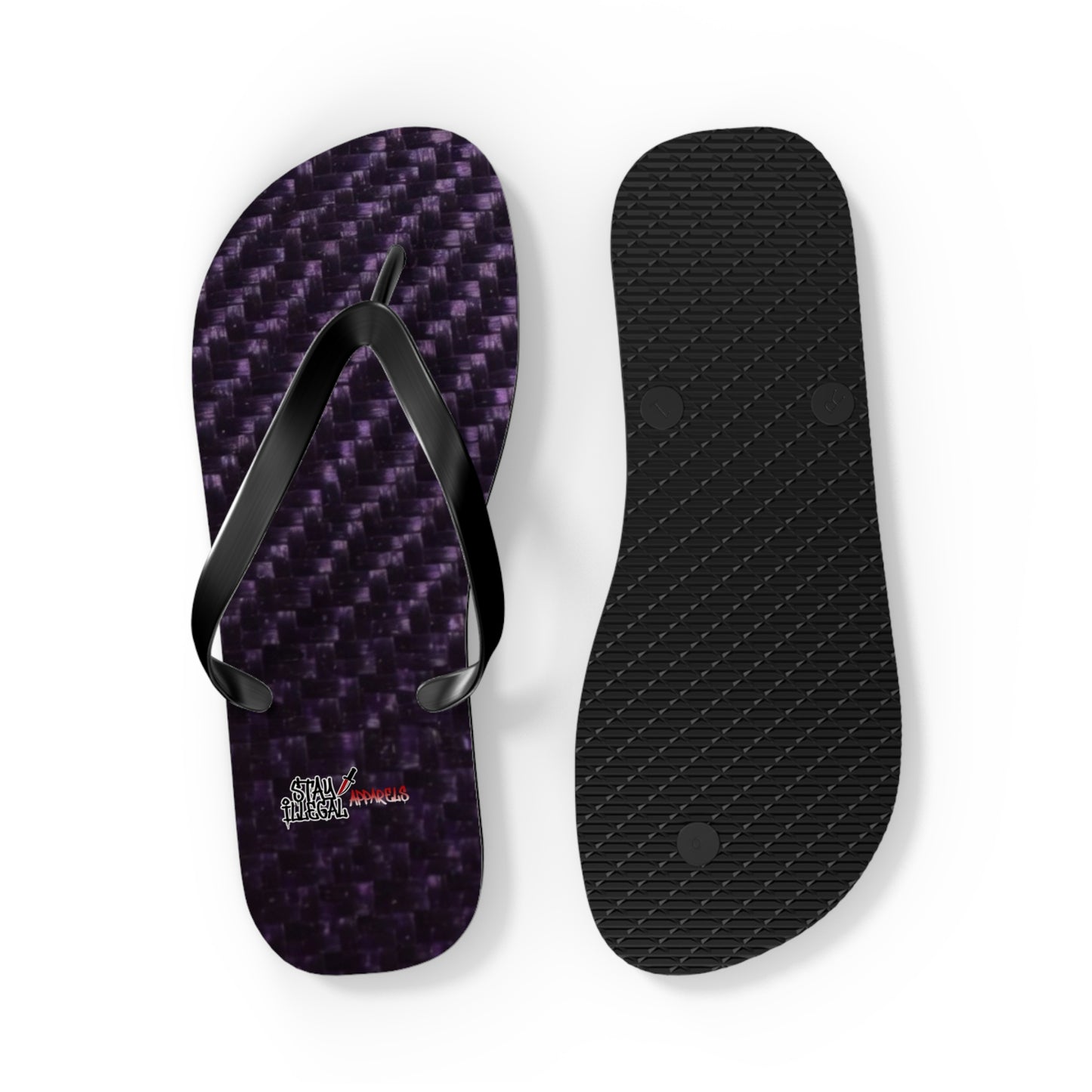 Carbon Fibre Flip Flops – Stay Illegal Purple