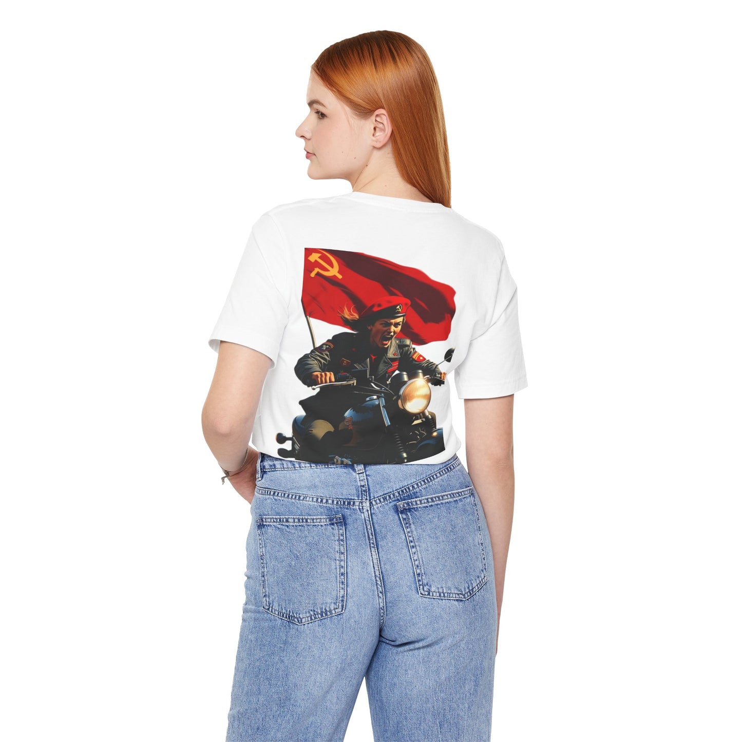 Back Print T‑Shirt — MOTORCYCLE FEMINEST