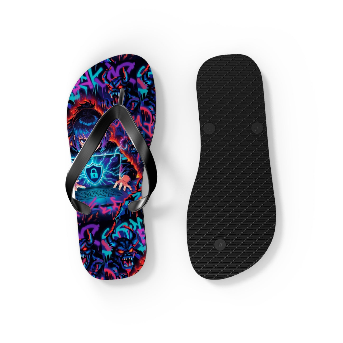 VPN Beach Flip Flops – Cyber Attack