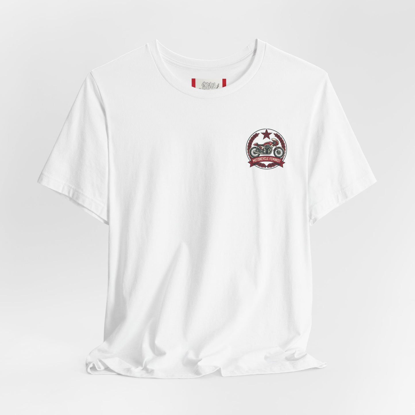 Back Print T‑Shirt — MOTORCYCLE FEMINEST